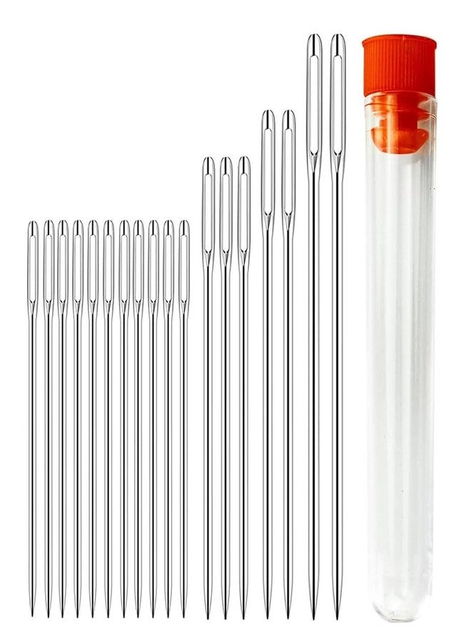 GEMSY Hand Sewing Needle Set - Premium Large Eye Steel Needles for Mending, Embroidery, Crafting & Cloth Repair - Perfect for DIY Stitching & Quilting Projects - Image 1